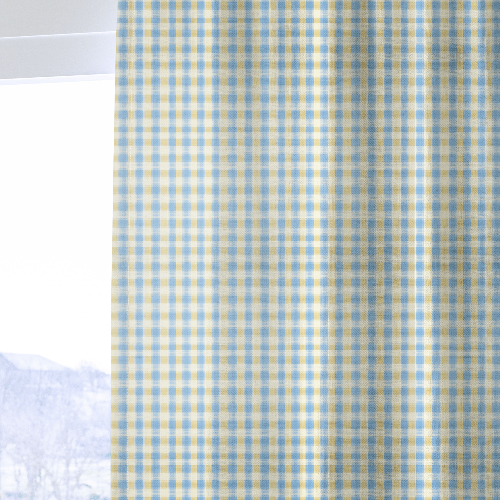Cassie Gingham - Curtain Panel - The Drapery