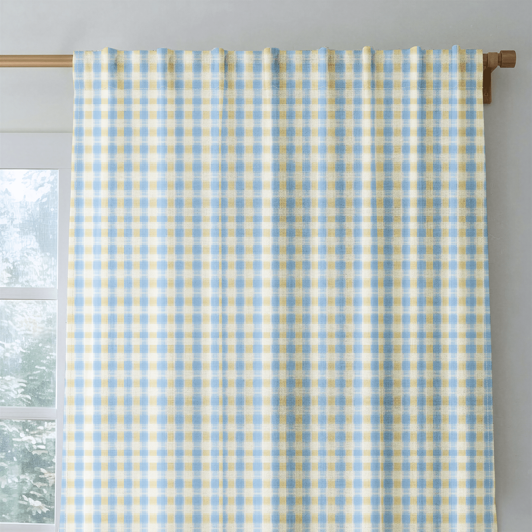 Cassie Gingham - Curtain Panel - The Drapery
