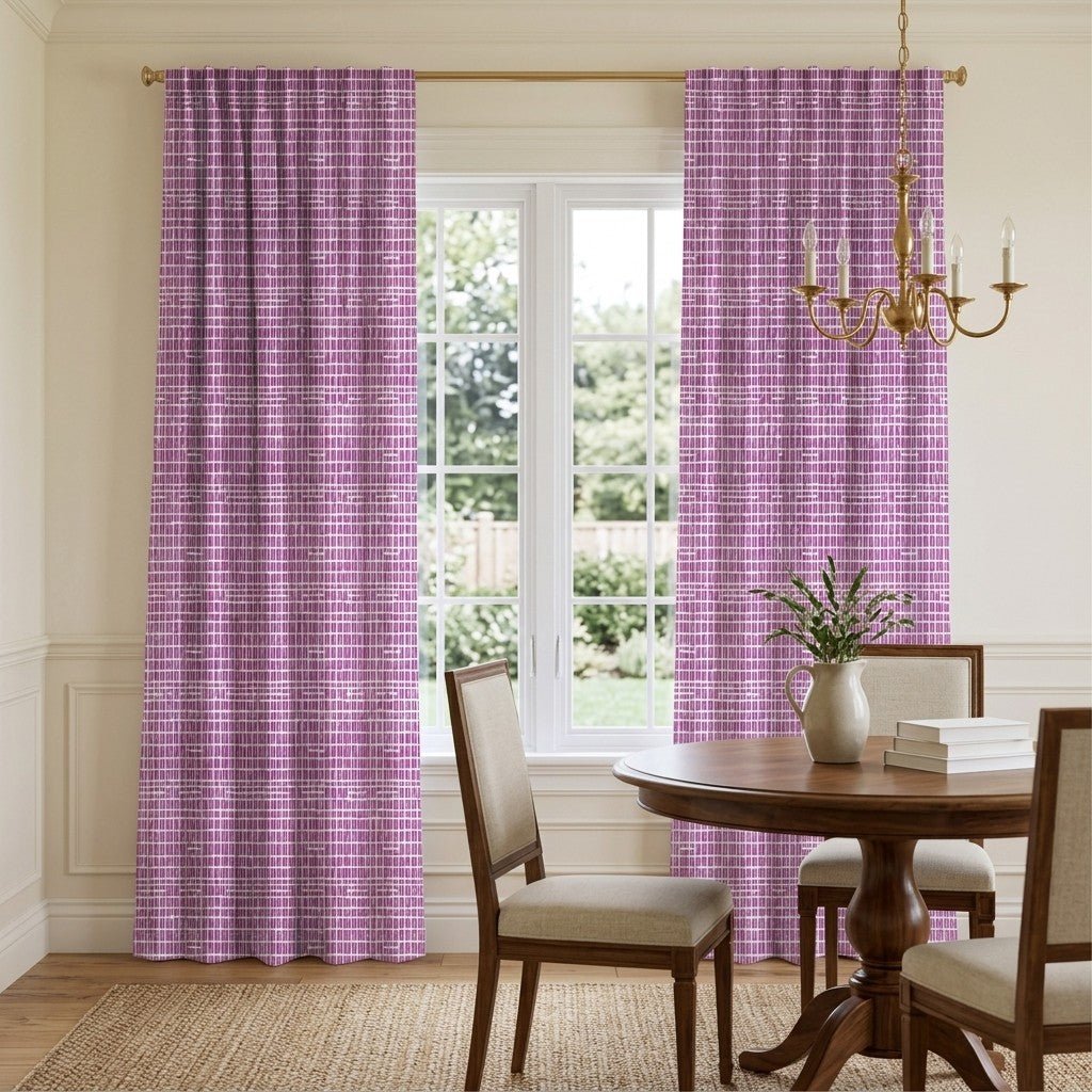 Catalina Plaid - Curtain Panel - The Drapery