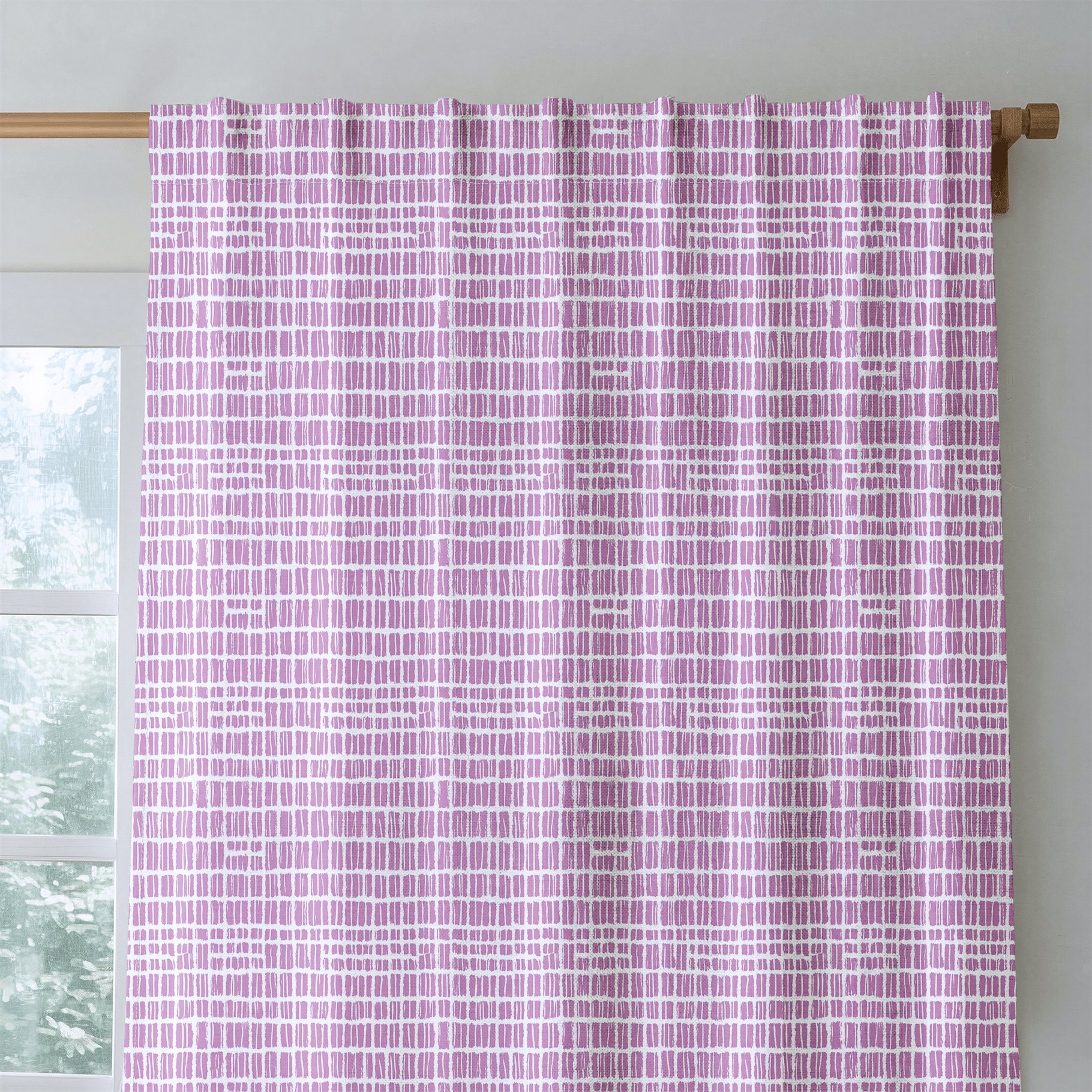 Catalina Plaid - Curtain Panel - The Drapery