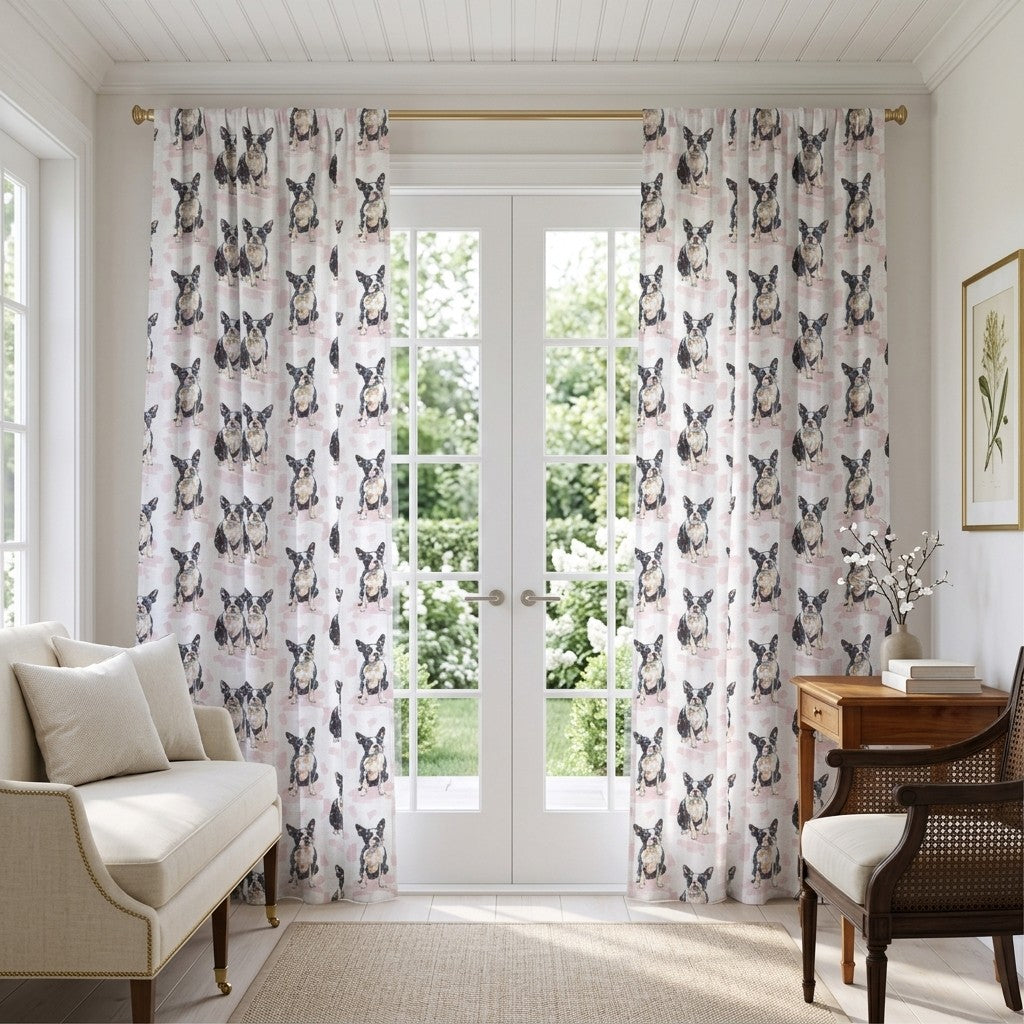 Boston Eyes - Curtain Panel - Sunroom