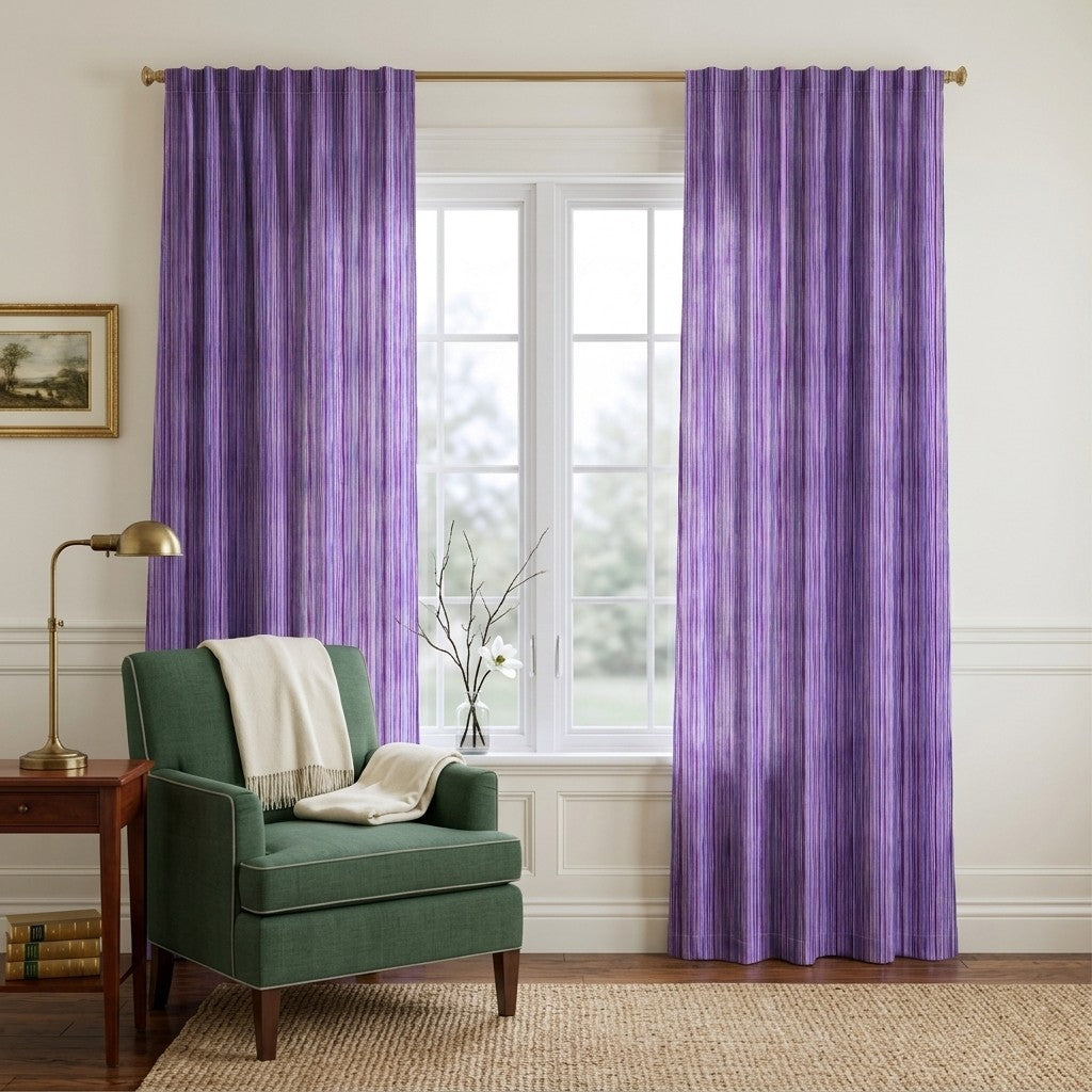 Caius Stripes - Curtain Panel - Reading Corner