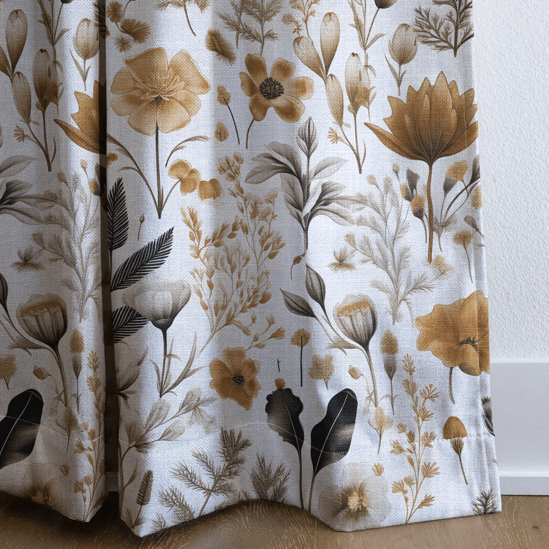Celeste Floral - Curtain Panel - The Drapery