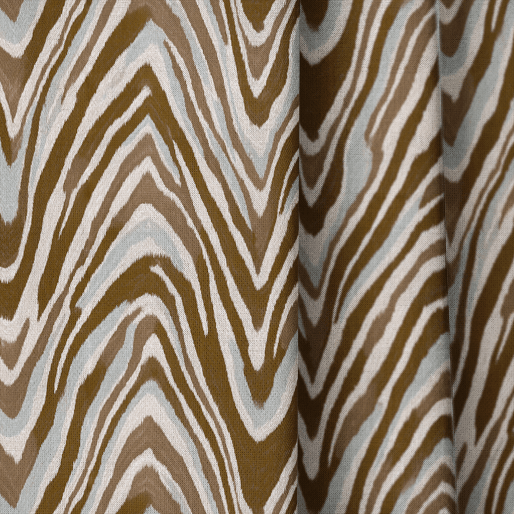 Celeste Waves - Curtain Panel - The Drapery