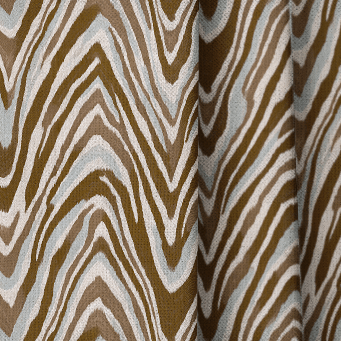 Celeste Waves - Curtain Panel - The Drapery