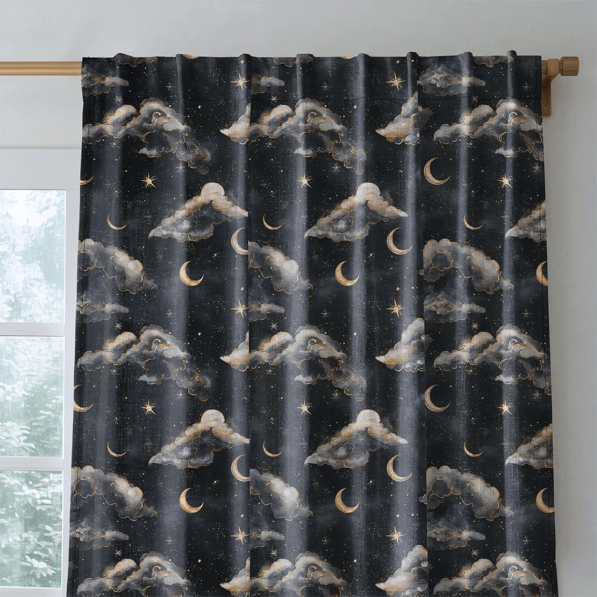 Celestial Mystique - Curtain Panel - The Drapery
