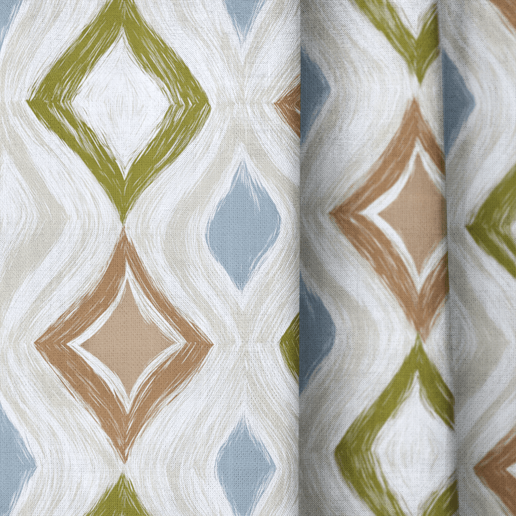 Celine Diamonds - Curtain Panel - The Drapery