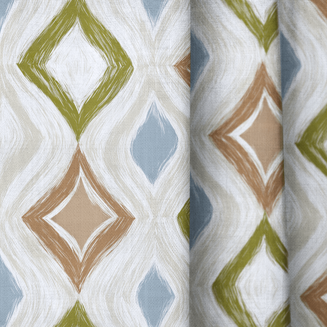 Celine Diamonds - Curtain Panel - The Drapery