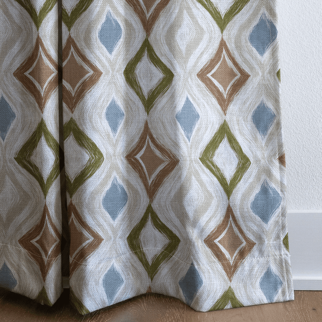 Celine Diamonds - Curtain Panel - The Drapery