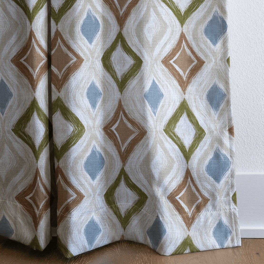 Celine Diamonds - Curtain Panel - The Drapery