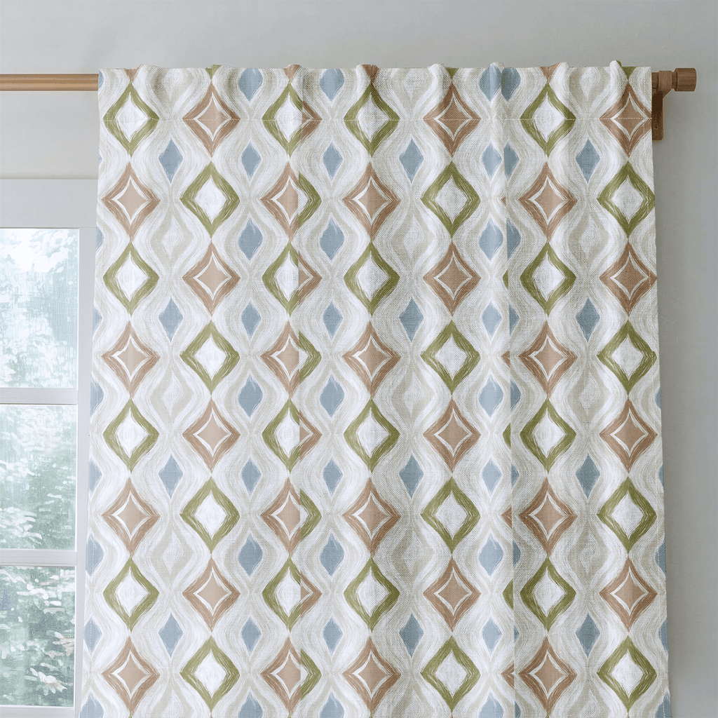 Celine Diamonds - Curtain Panel - The Drapery