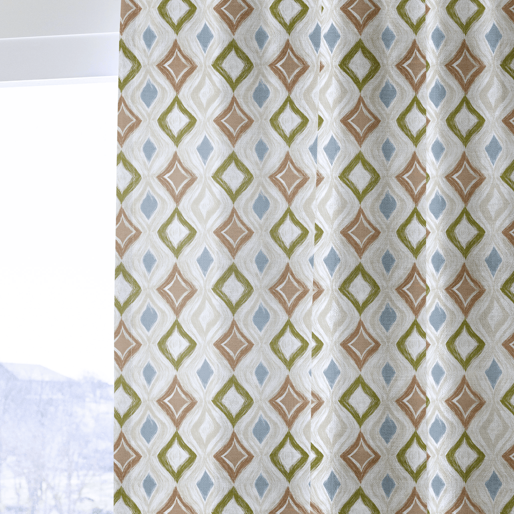 Celine Diamonds - Curtain Panel - The Drapery