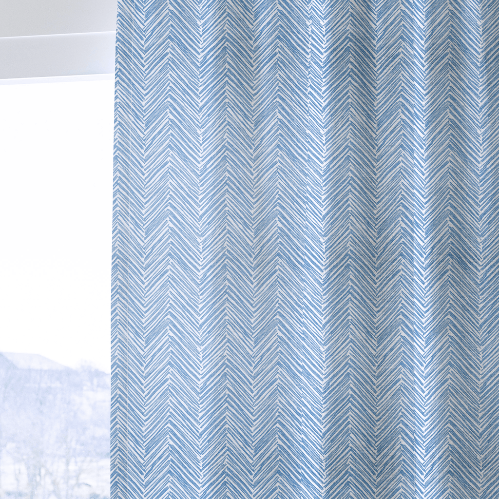 Cerulean - Curtain Panel - The Drapery