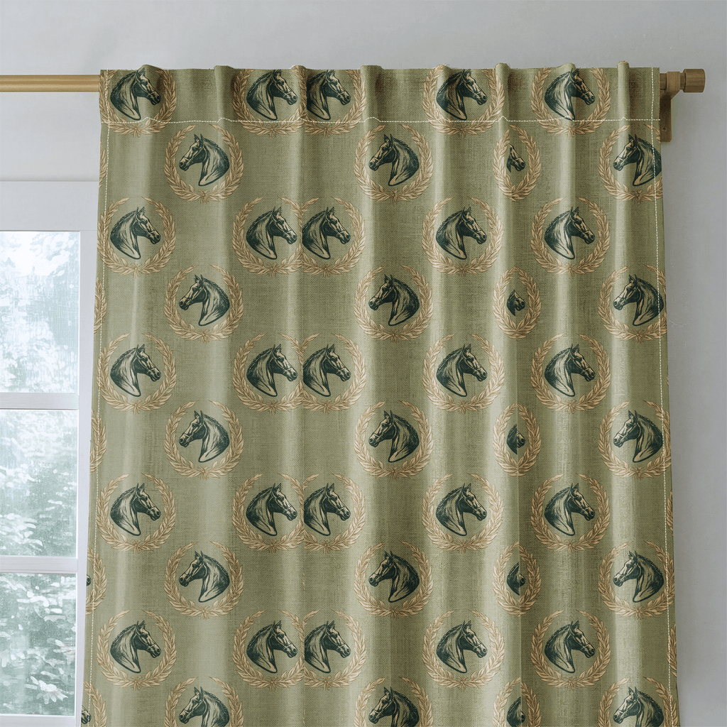 Champion's Crest - Curtain Panel - The Drapery