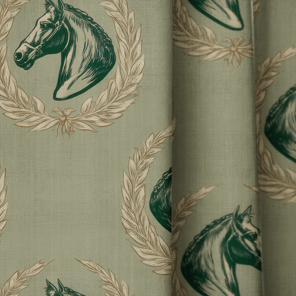 Champion's Crest - Curtain Panel - The Drapery
