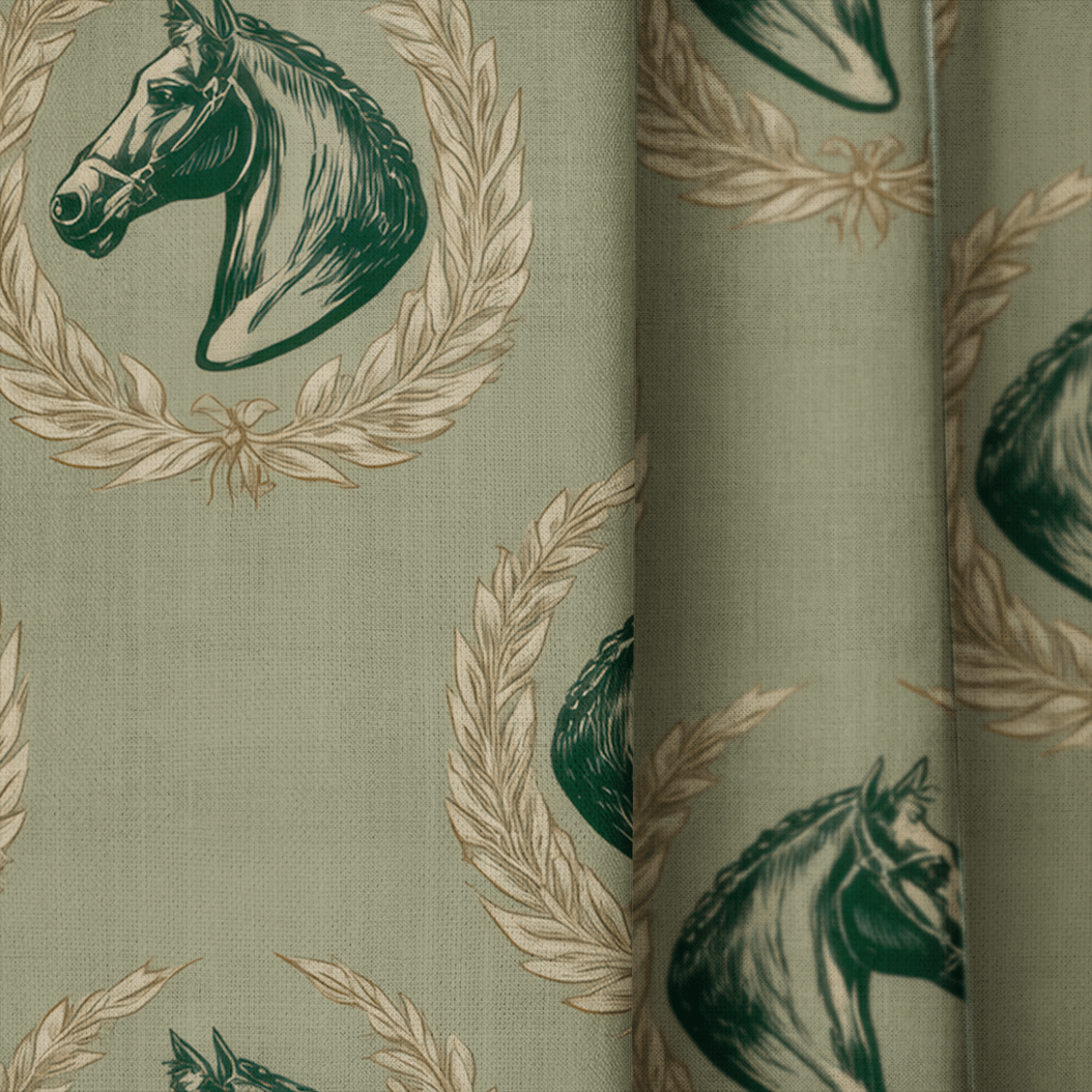 Champion's Crest - Curtain Panel - The Drapery