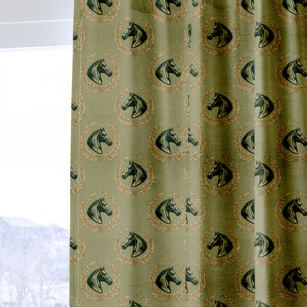 Champion's Crest - Curtain Panel - The Drapery
