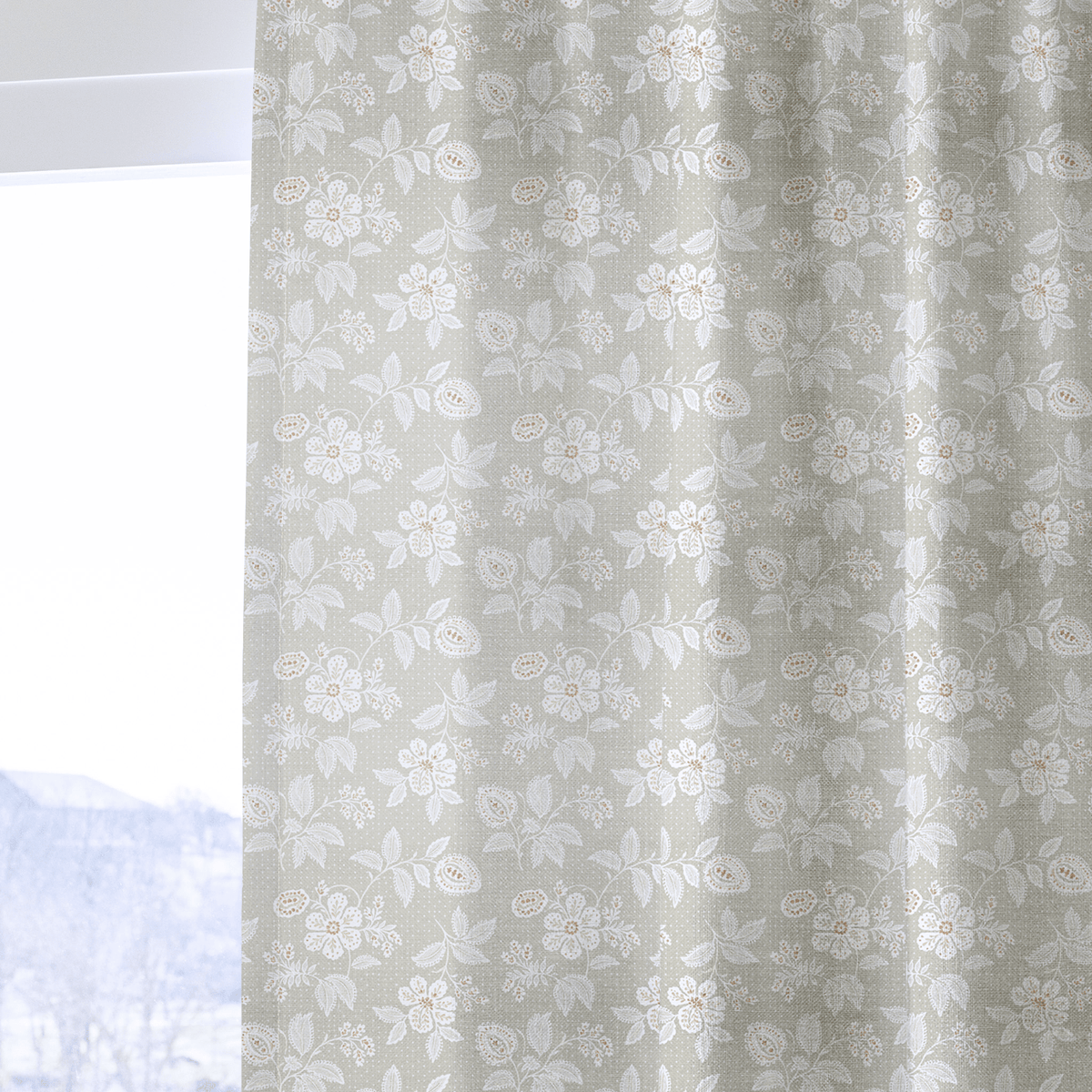 Chantilly Thyme - Curtain Panel - The Drapery