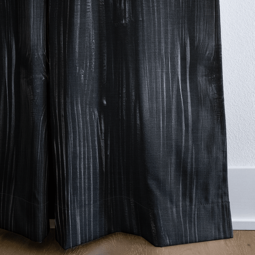 Charcoal Timber - Curtain Panel - The Drapery