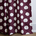 Charlotte Maroon - Curtain Panel - The Drapery