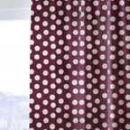 Charlotte Maroon - Curtain Panel - The Drapery