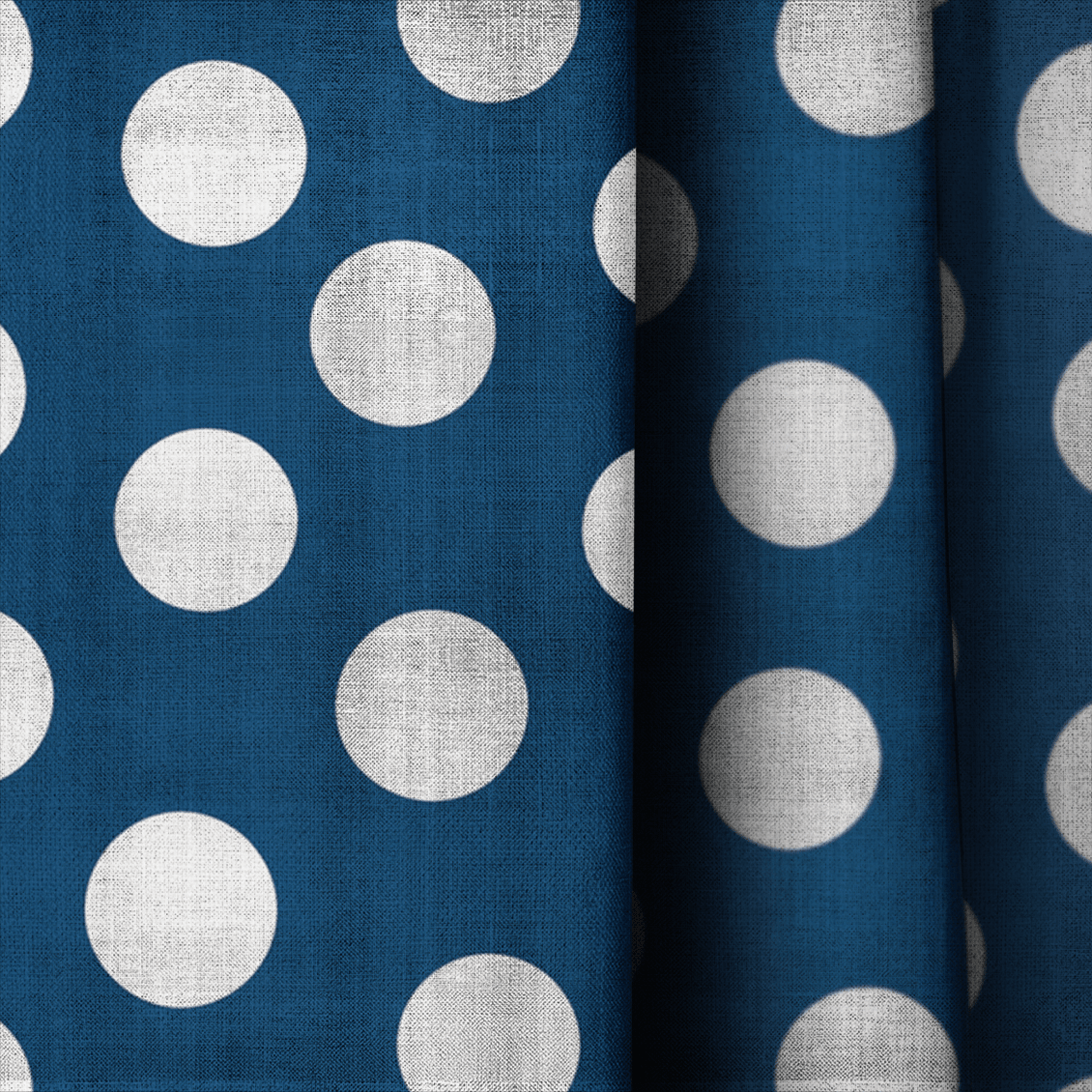 Charlotte Navy - Curtain Panel - The Drapery