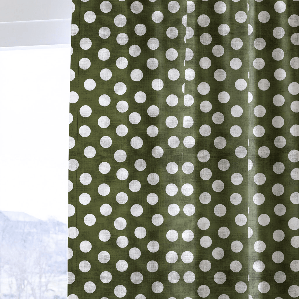 Charlotte Olive - Curtain Panel - The Drapery