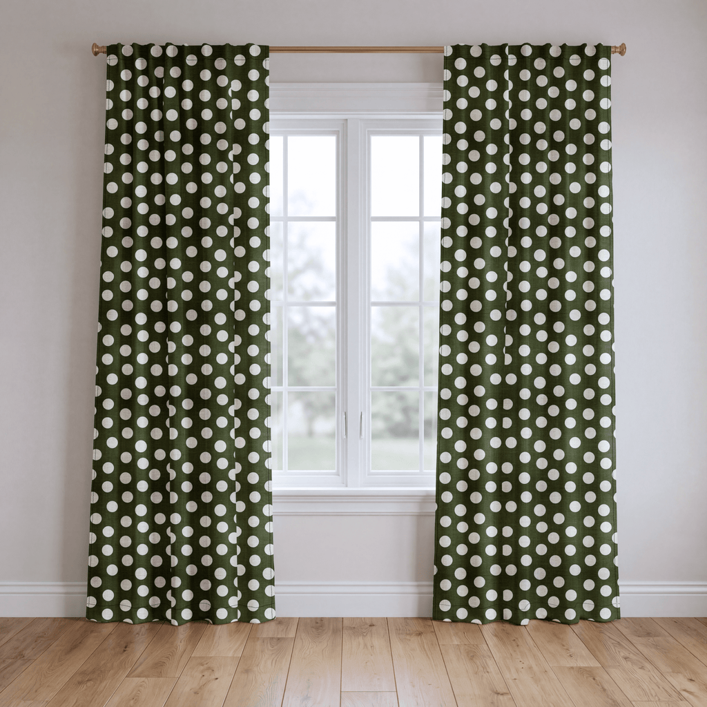 Charlotte Olive - Curtain Panel - The Drapery