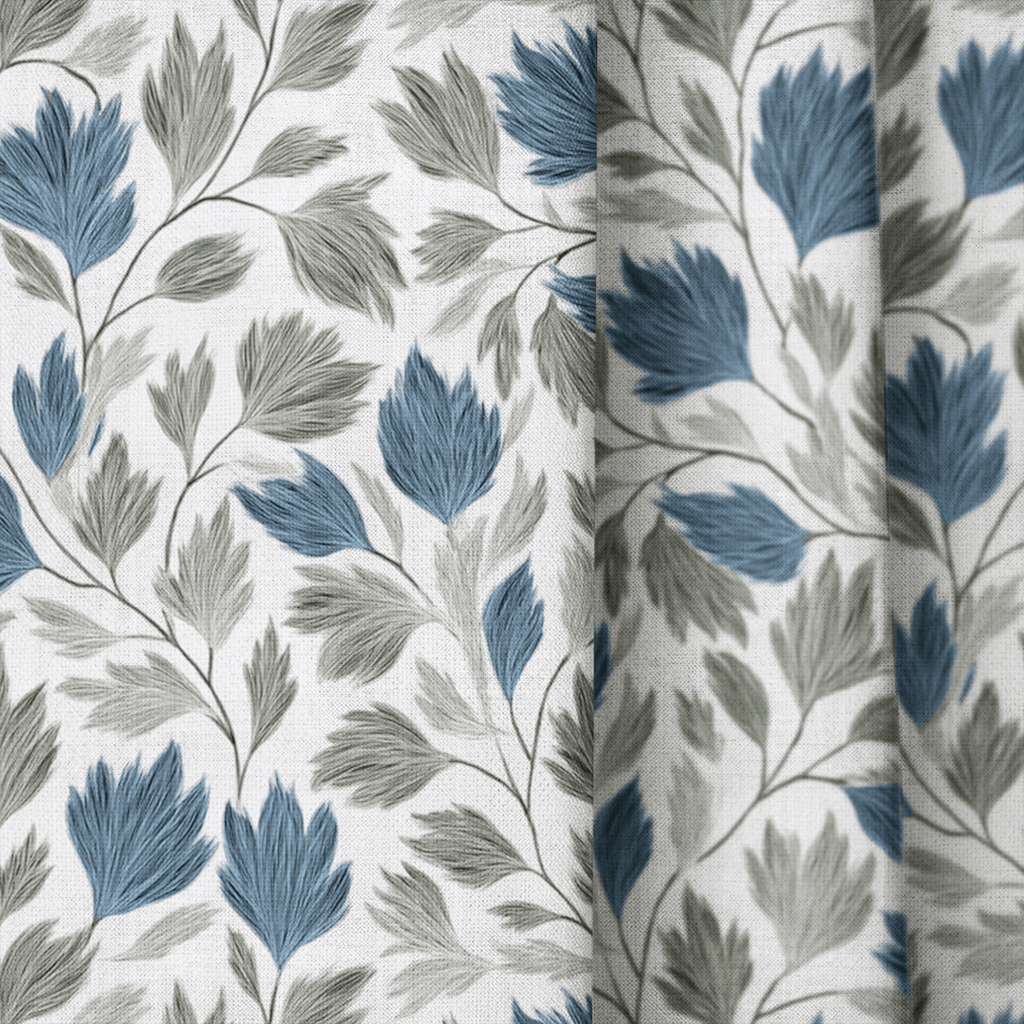 Chase Blossoms - Curtain Panel - The Drapery