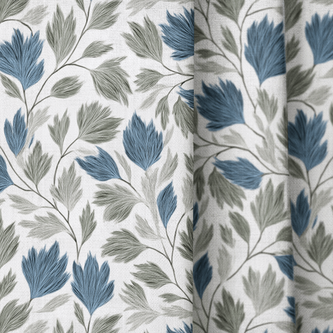 Chase Blossoms - Curtain Panel - The Drapery