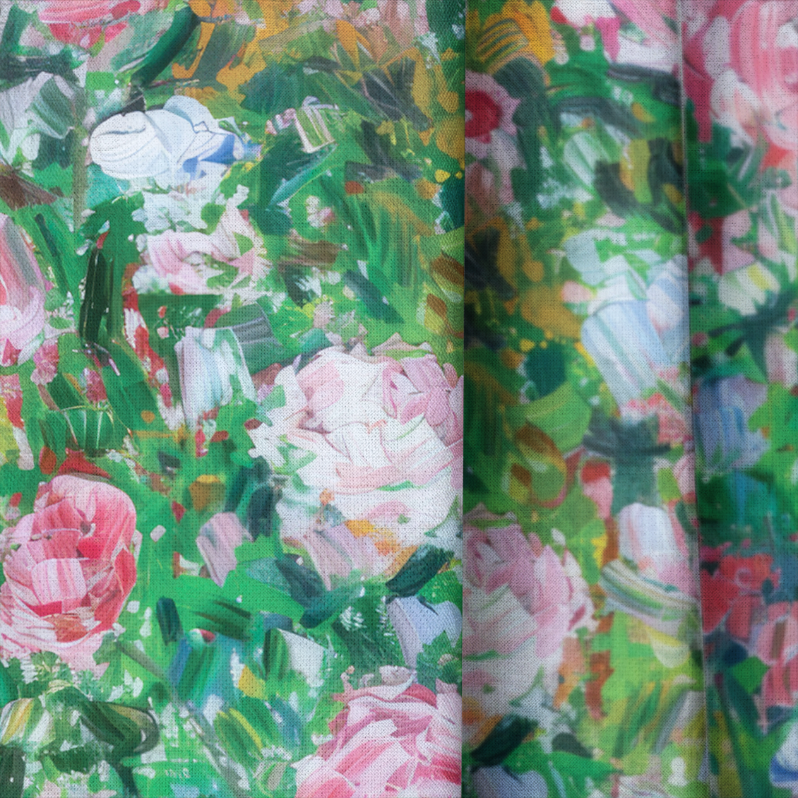 Chaucer Floral - Curtain Panel - The Drapery