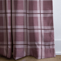 Check Please! - Burgundy - Curtain Panel - The Drapery