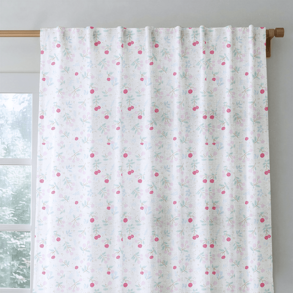 Cherry Berry - Curtain Panel - The Drapery