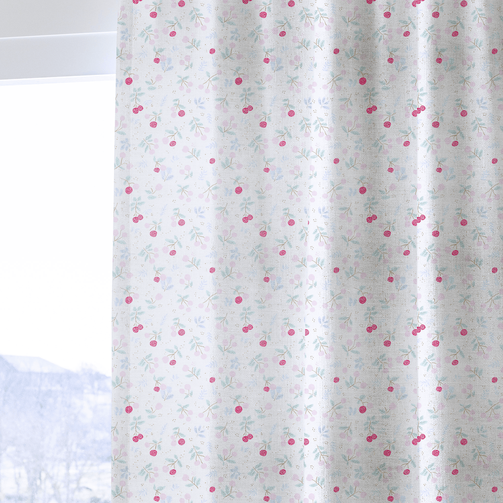 Cherry Berry - Curtain Panel - The Drapery