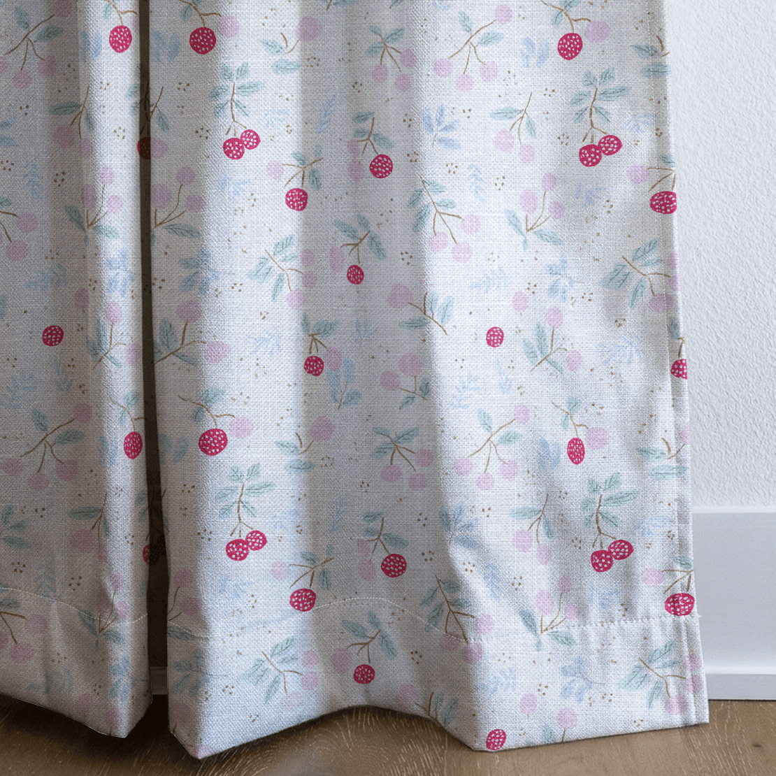 Cherry Berry - Curtain Panel - The Drapery