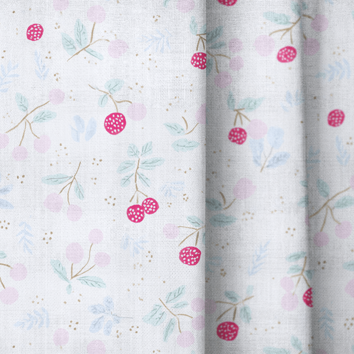 Cherry Berry - Curtain Panel - The Drapery