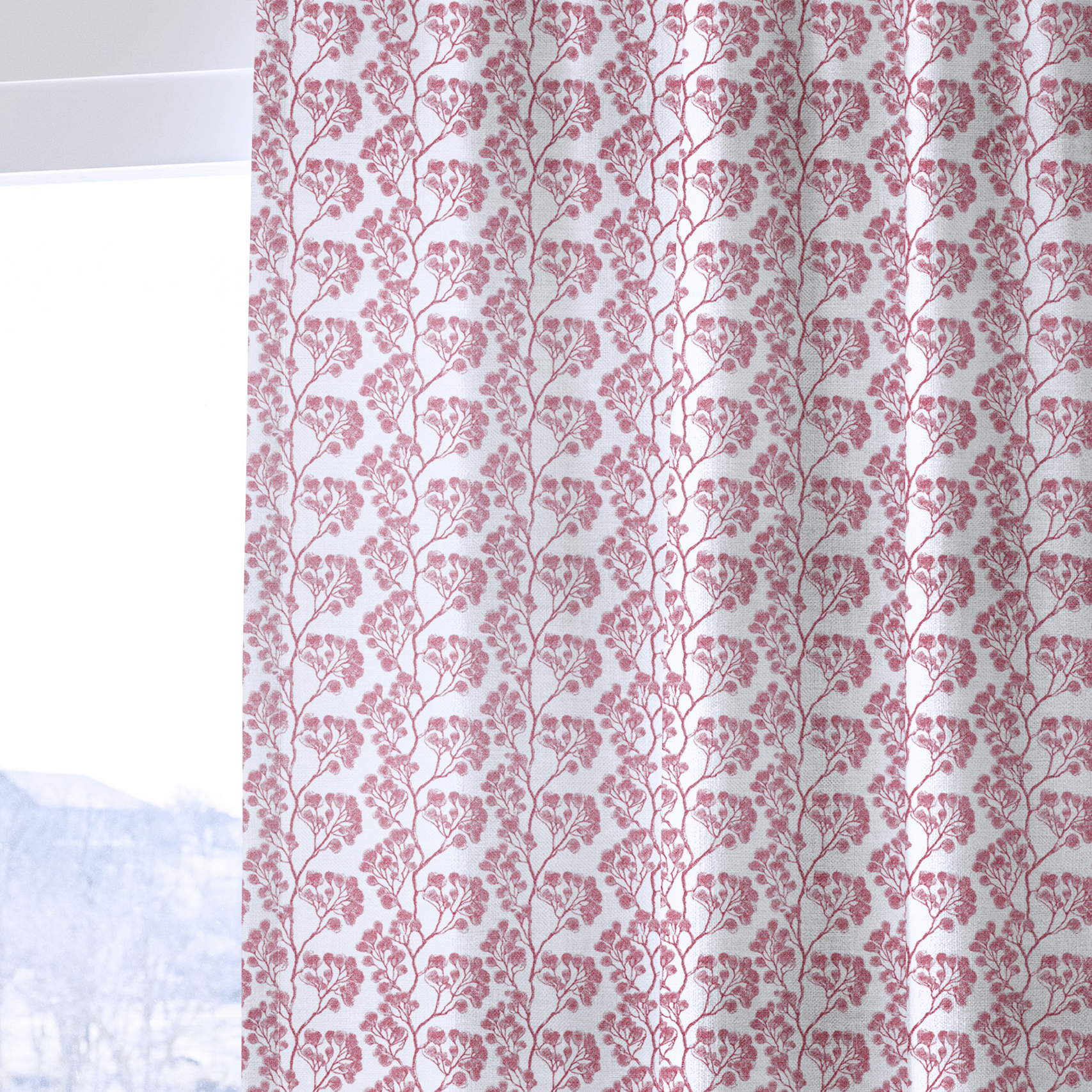 Cherry Blossom - Curtain Panel - The Drapery