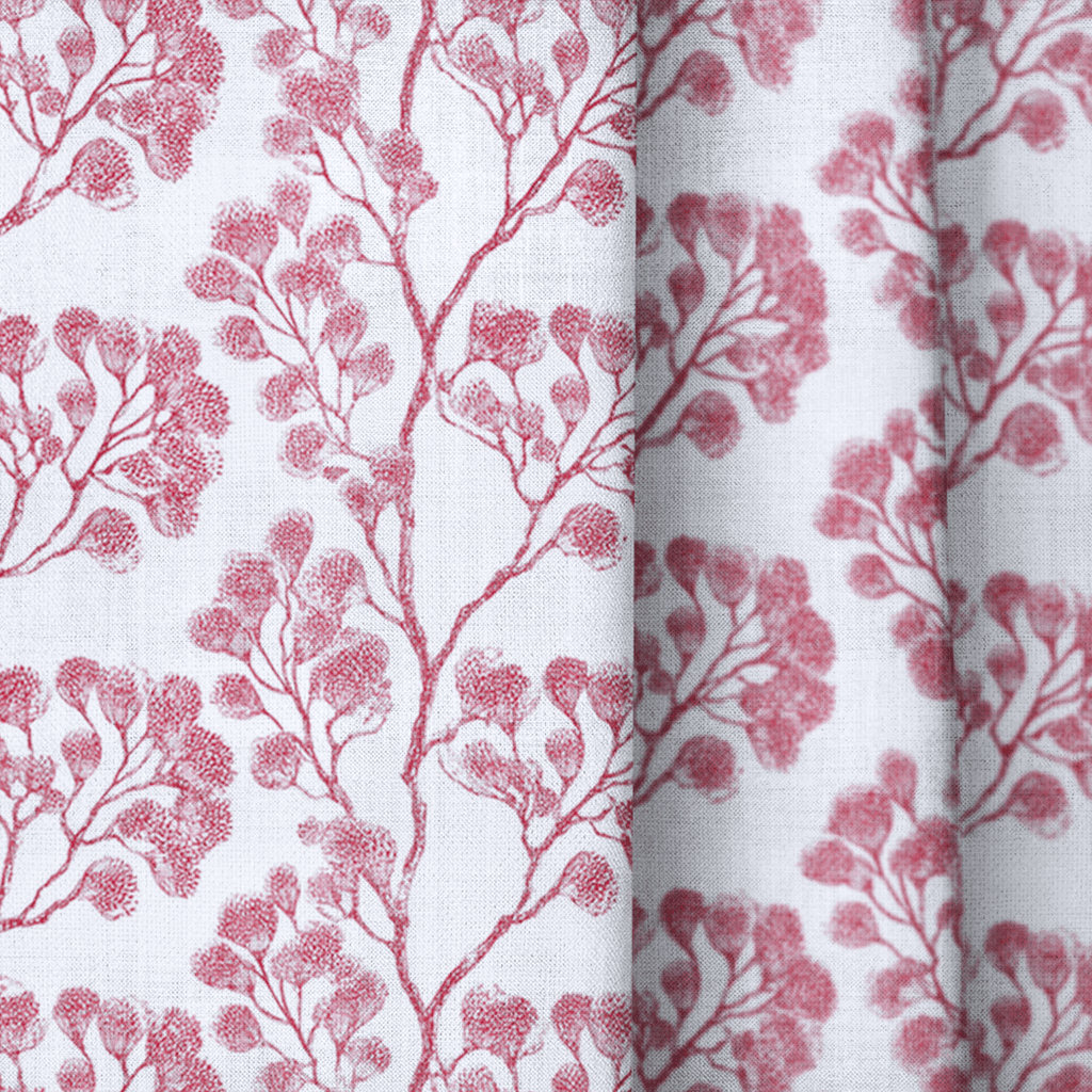 Cherry Blossom - Curtain Panel - The Drapery