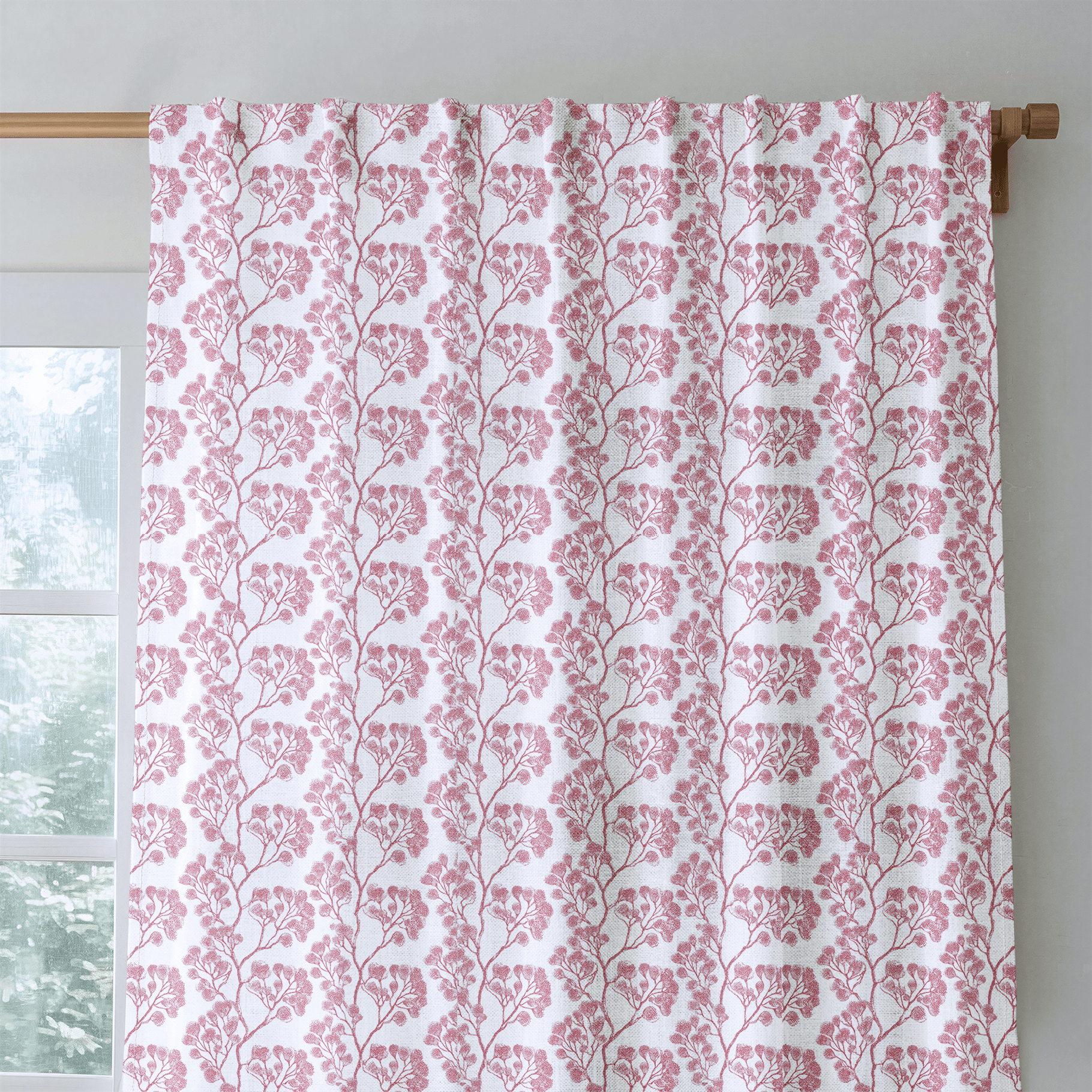 Cherry Blossom - Curtain Panel - The Drapery