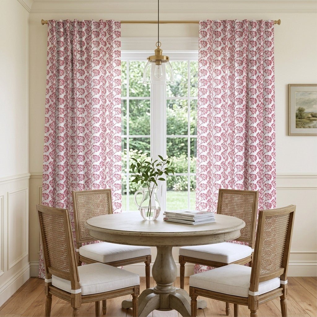 Cherry Blossom - Curtain Panel - The Drapery