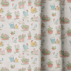 Chickens in the Garden - Curtain Panel - The Drapery