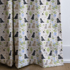 Chinoiserie Dogs - Curtain Panel - The Drapery