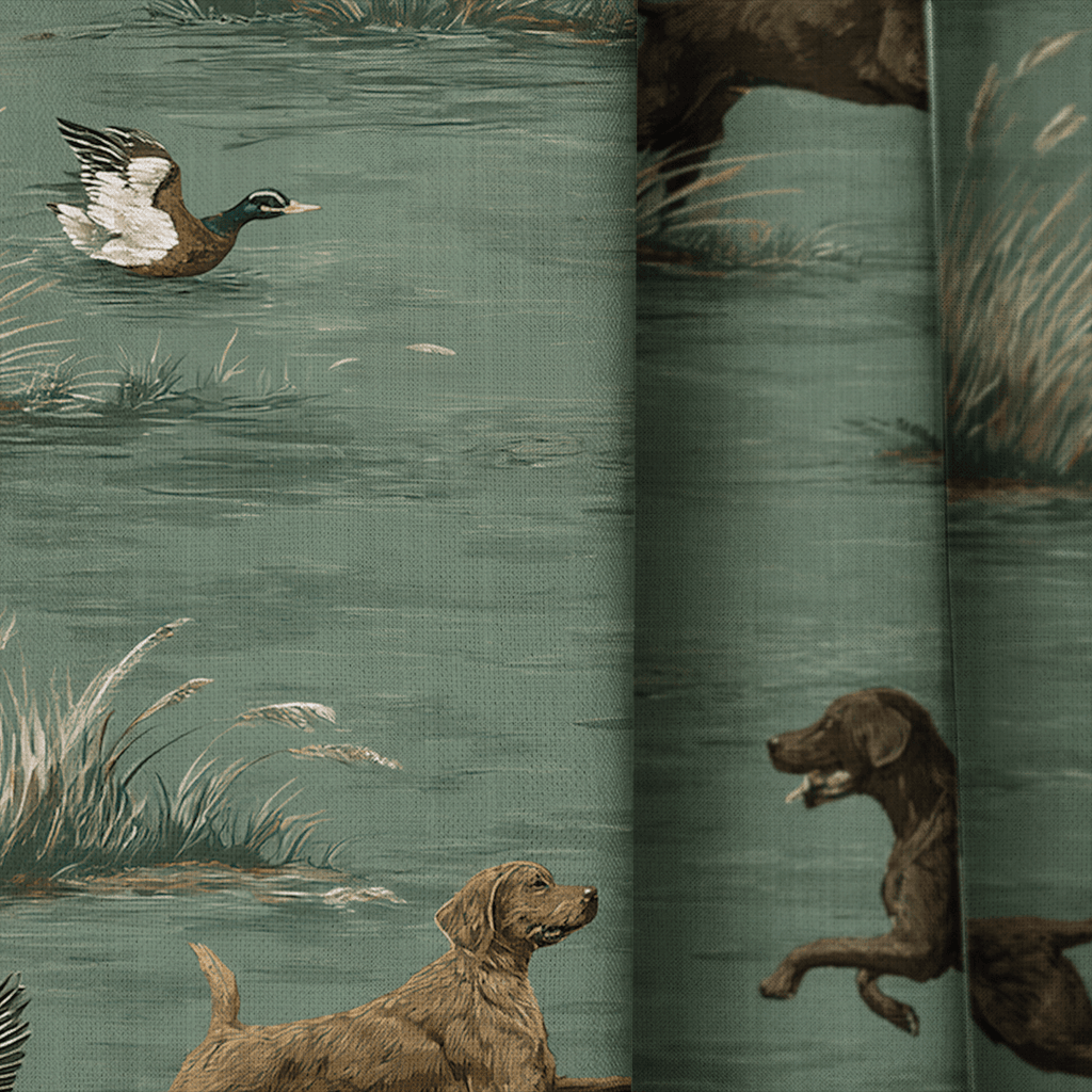 Chip & Retrieve - Curtain Panel - The Drapery