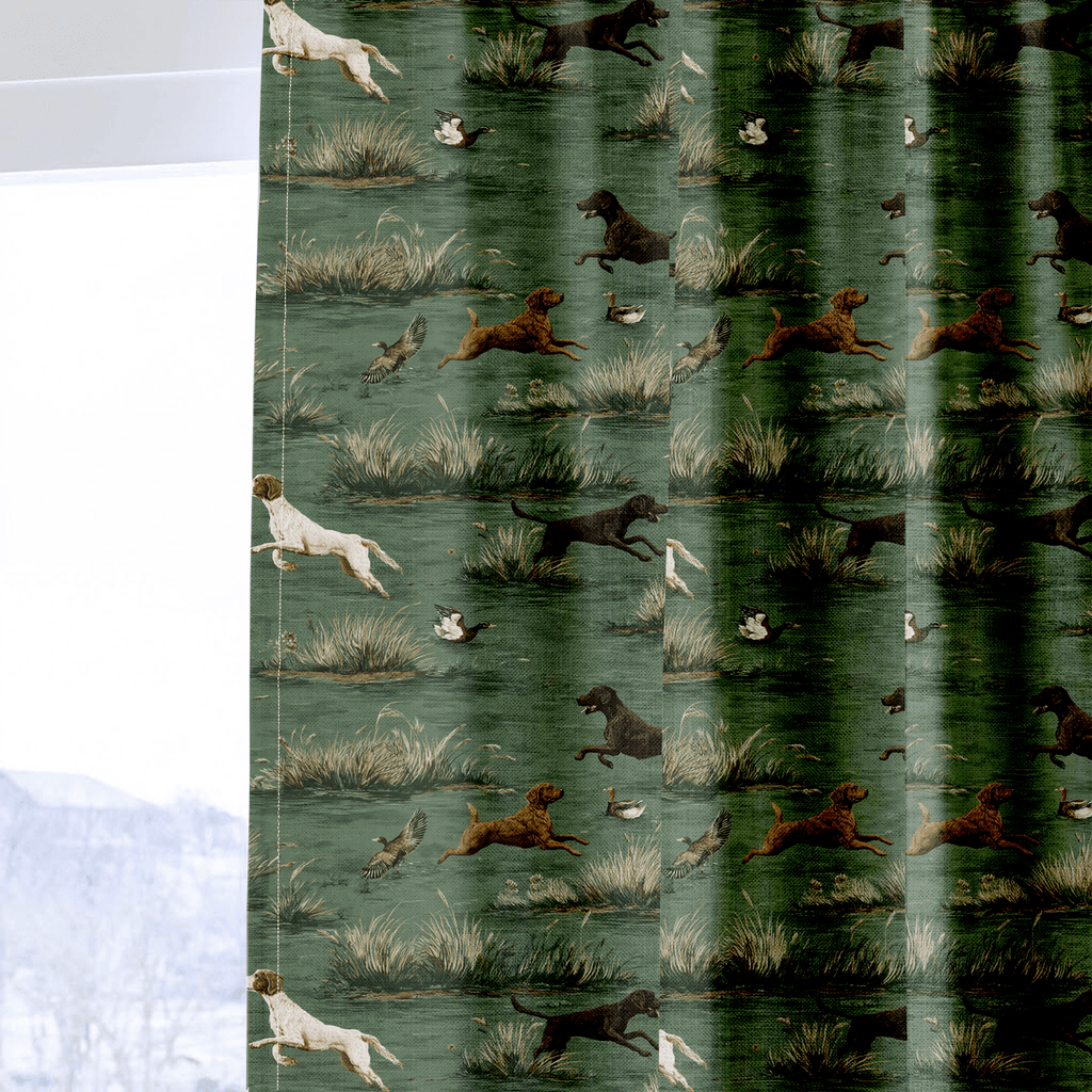 Chip & Retrieve - Curtain Panel - The Drapery
