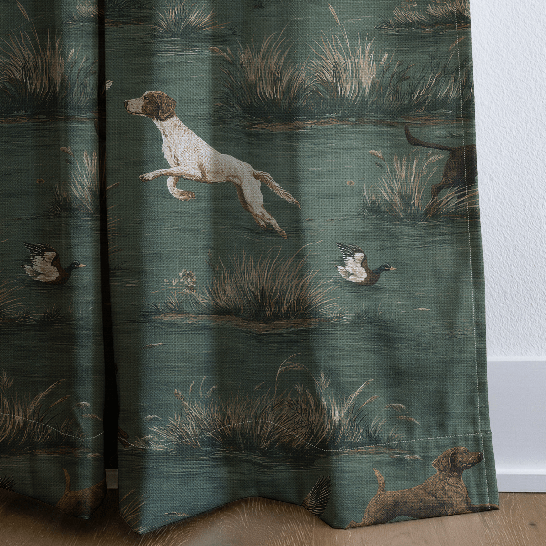 Chip & Retrieve - Curtain Panel - The Drapery