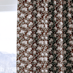 Chocolate Gardens - Curtain Panel - The Drapery
