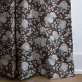 Chocolate Gardens - Curtain Panel - The Drapery