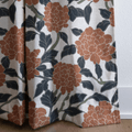 Chrysanthemum Night - Curtain Panel - The Drapery