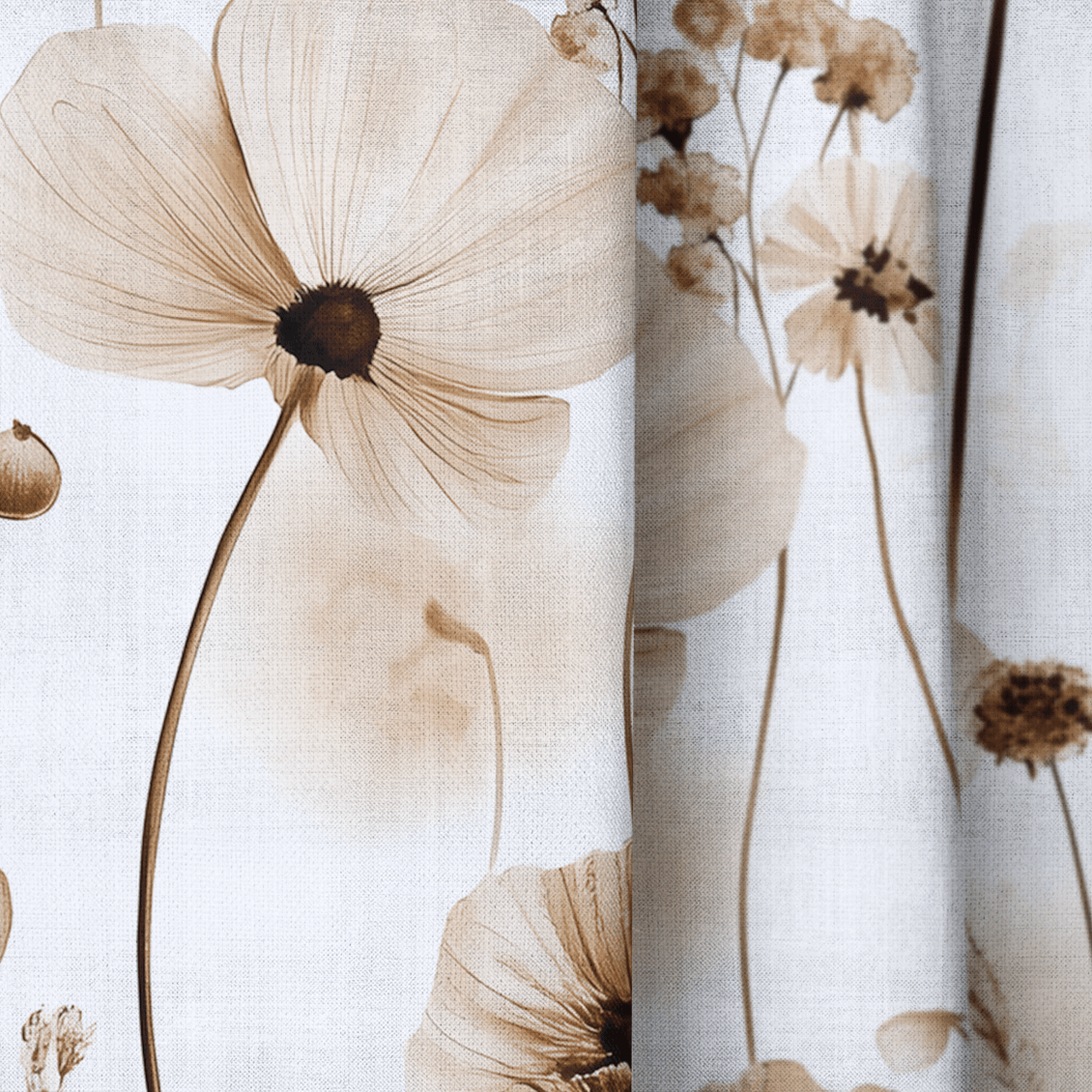 Cider Bloom - Curtain Panel - The Drapery
