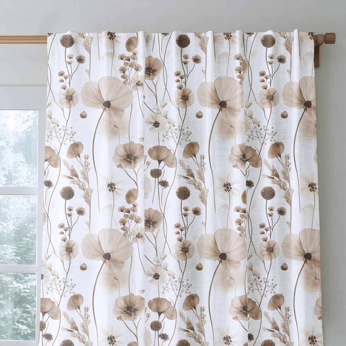 Cider Bloom - Curtain Panel - The Drapery